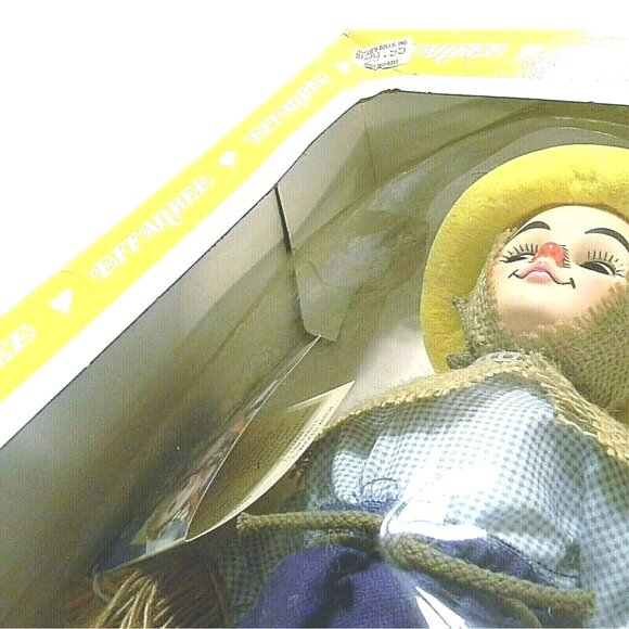 Effanbee 1987 Straw Man Doll Scarecrow Figure Original Box 11" Collectible - Picture 7 of 9